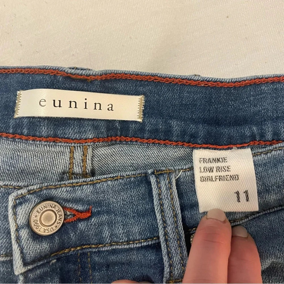 Eunina Blue Jean Shorts - Picture 4 of 7